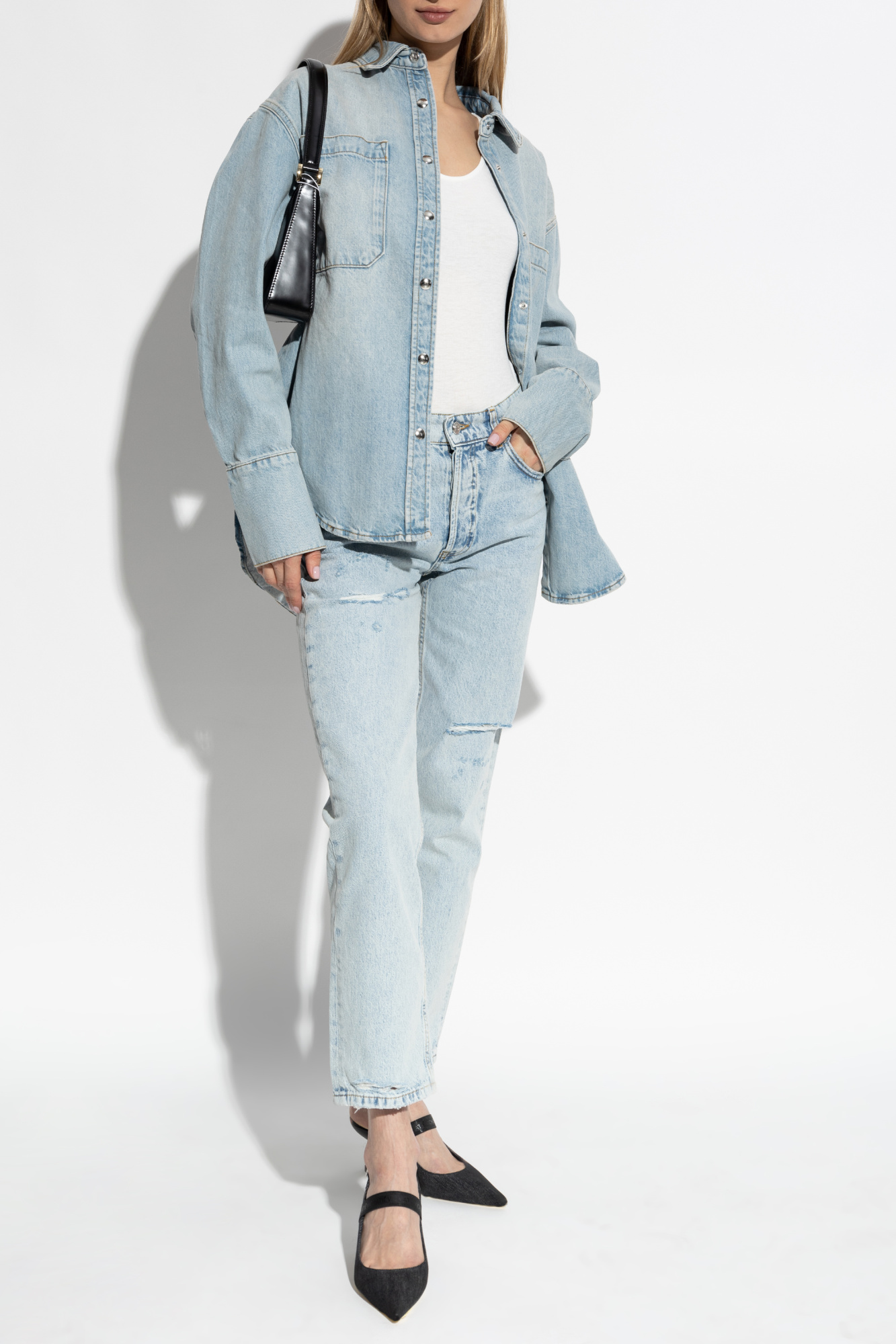 デニム・ジーパン ANINE BING Woman Jeans Blue A0610615 WHD24 24986915_56438518_600.jpg